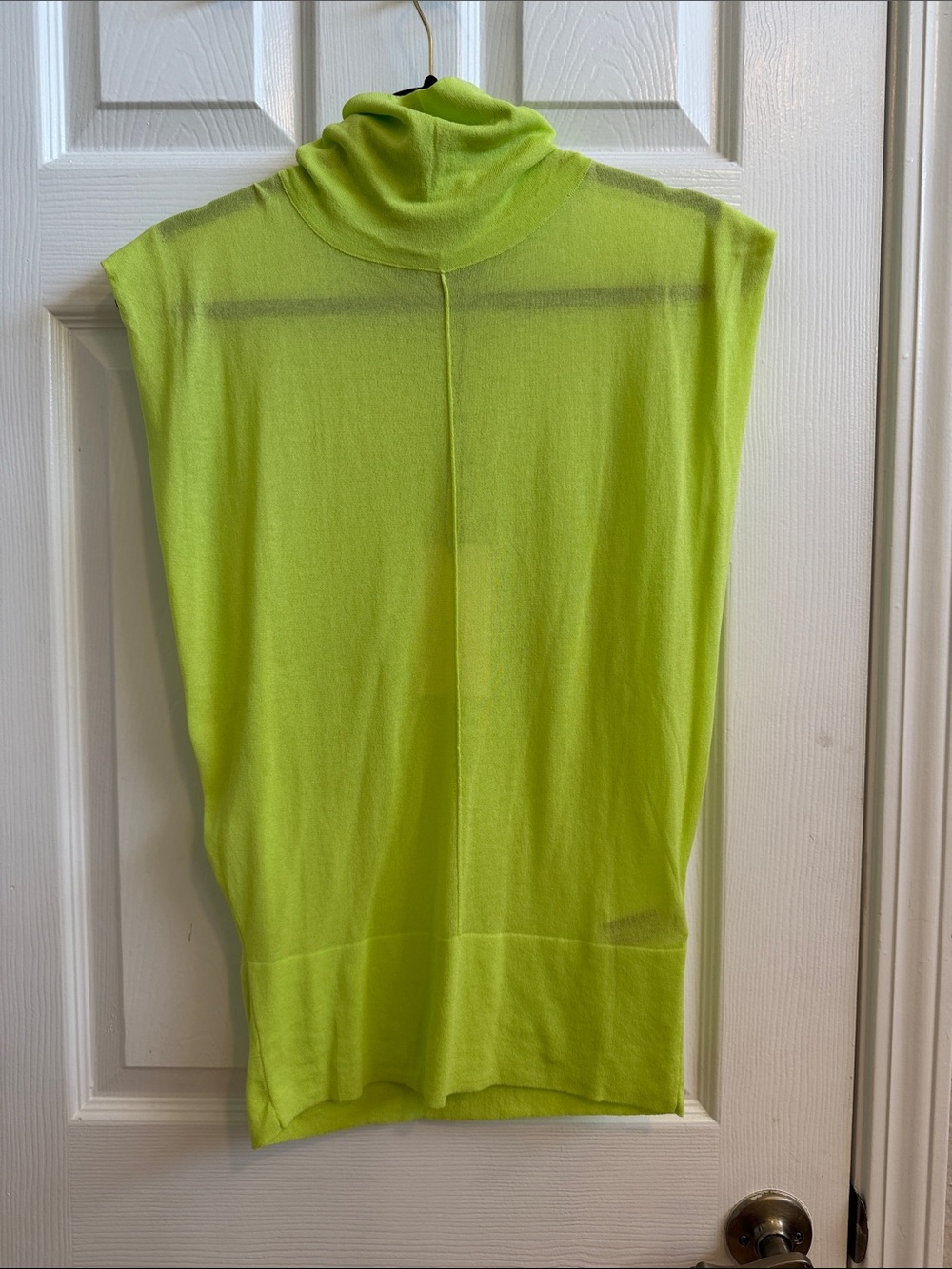 ZARA FLUID KNIT HIGH COLLAR TOP
